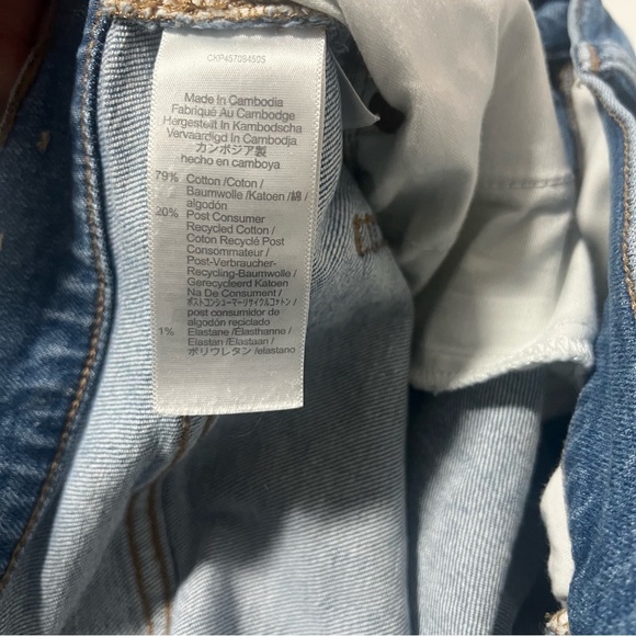 Madewell The Perfect Vintage Jean Size 29 Petite Straight Leg Jean Distressed - Picture 9 of 11